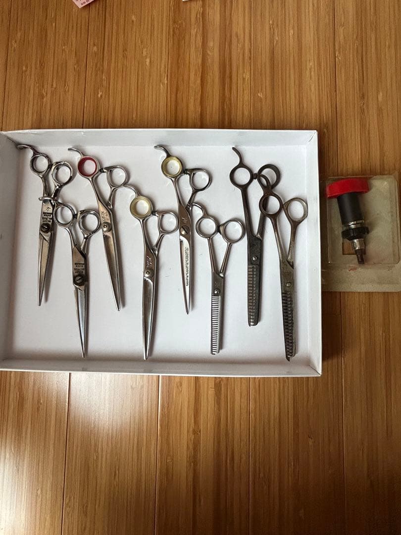 理容ハサミ 8本セット➕専用ドライバー