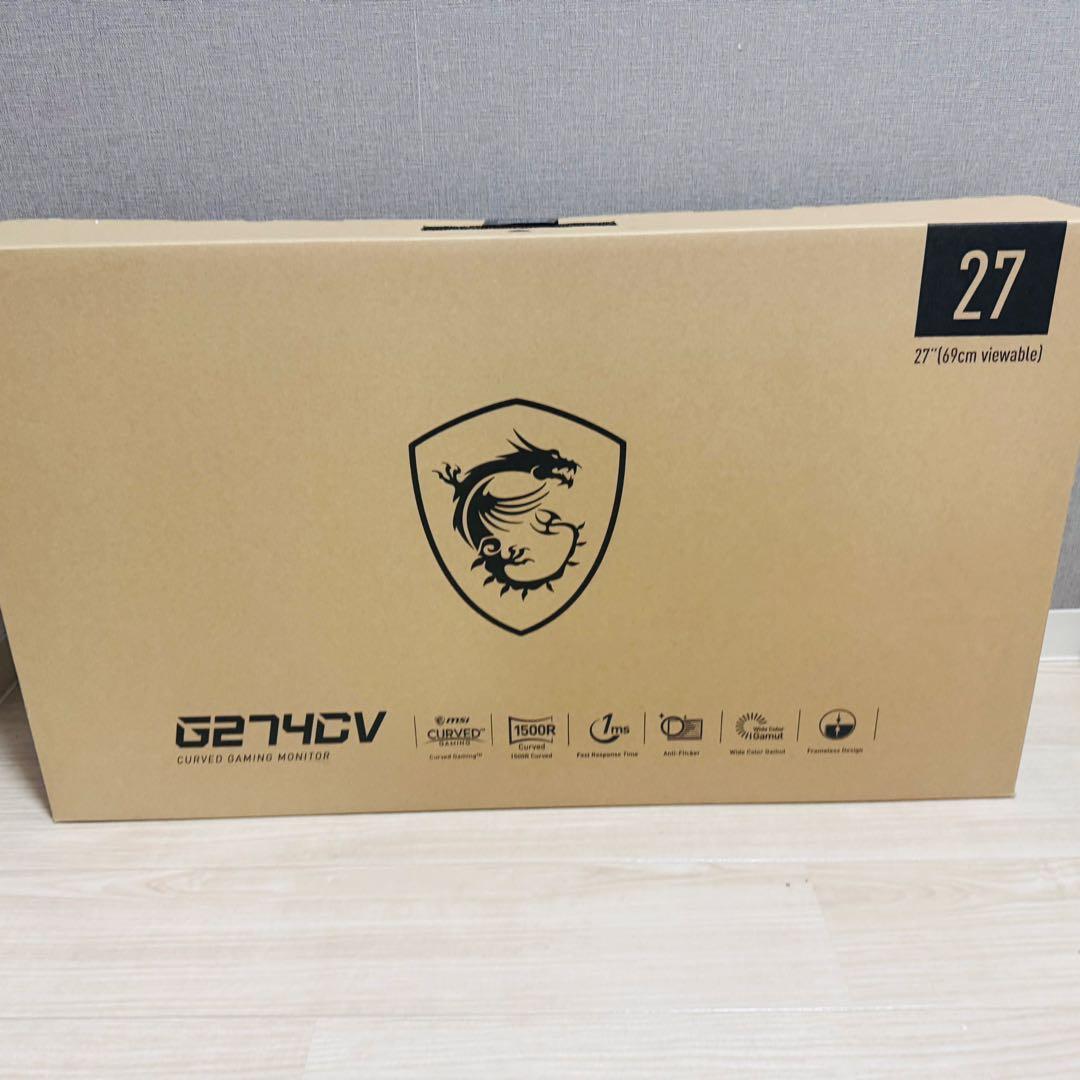 MSI（エムエスアイ） 湾曲パネル搭載ゲーミングモニター G274CV