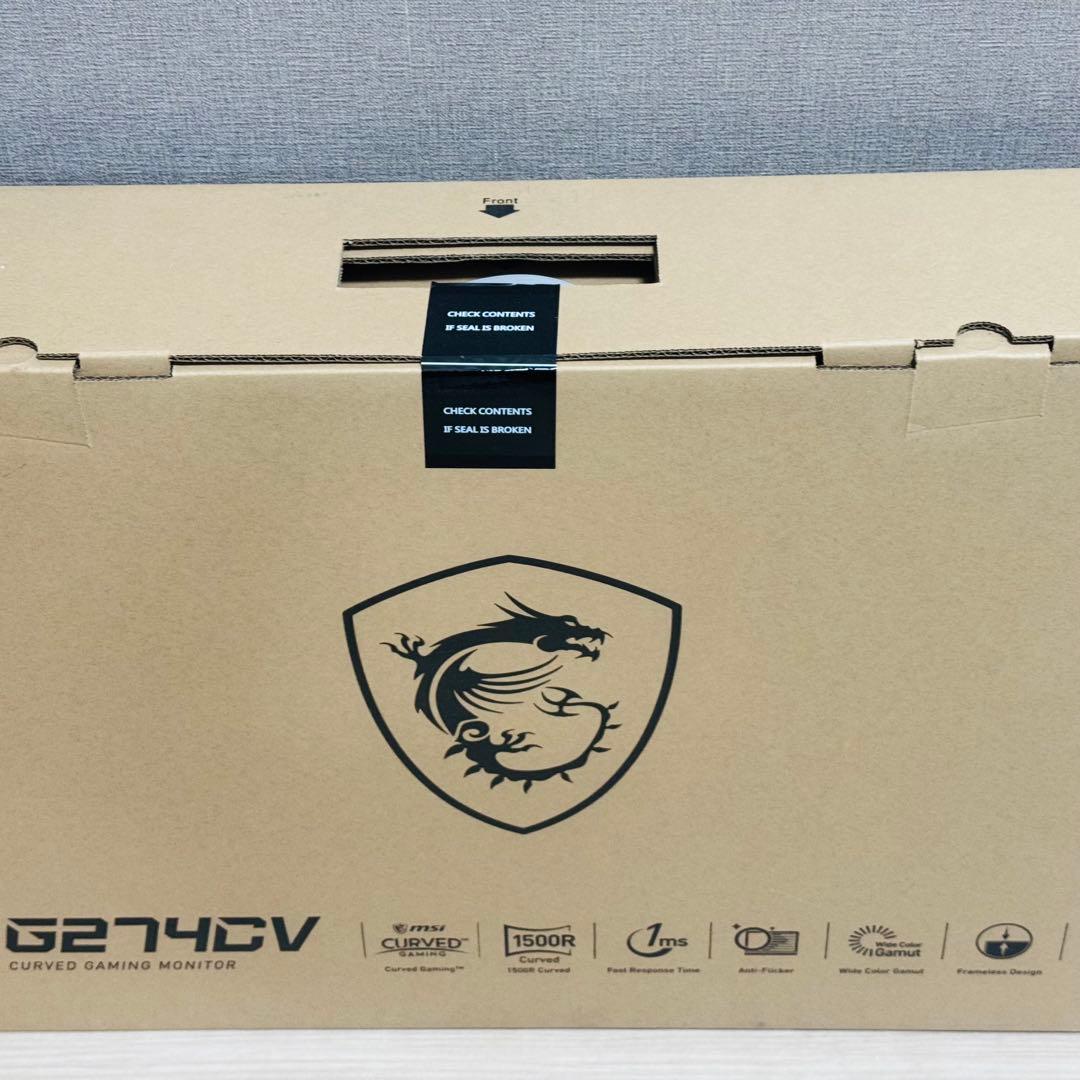 MSI（エムエスアイ） 湾曲パネル搭載ゲーミングモニター G274CV