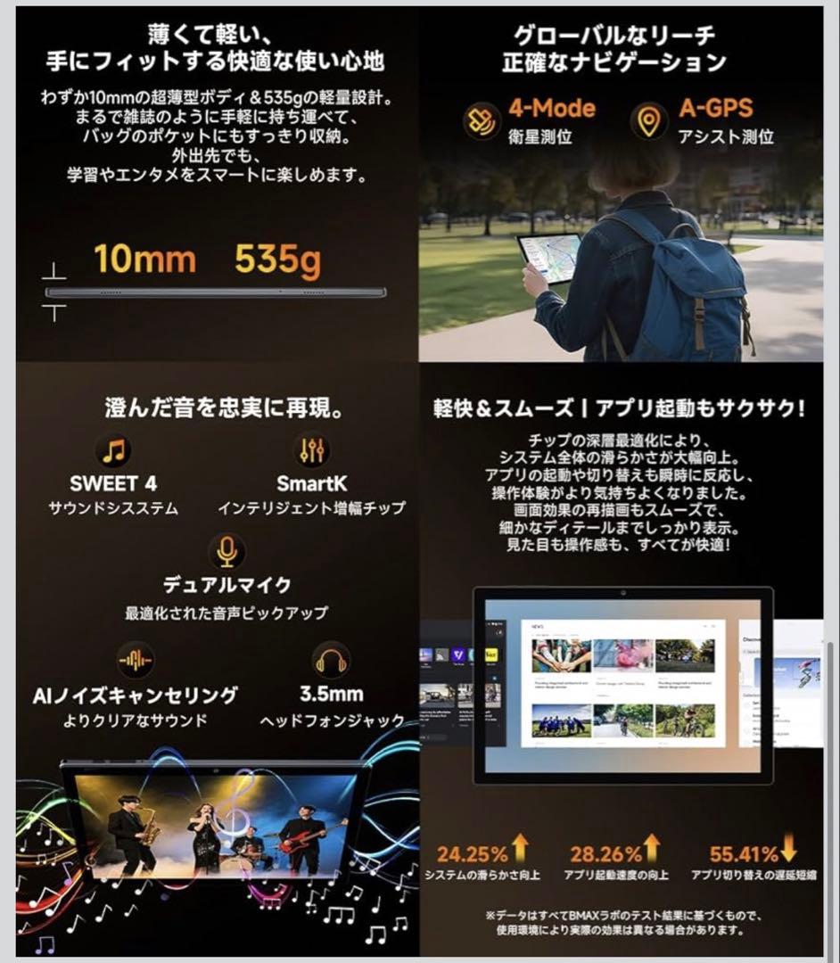 BMAX 10S Androidタブレット 10インチ 24GB 64GB 新品