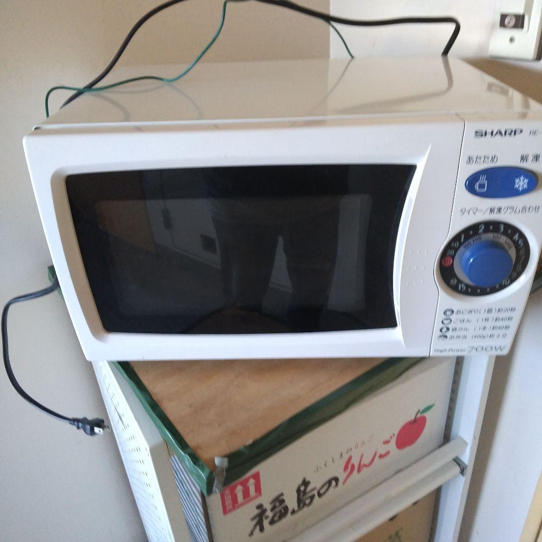 SHARP ホワイト電子レンジ 700W