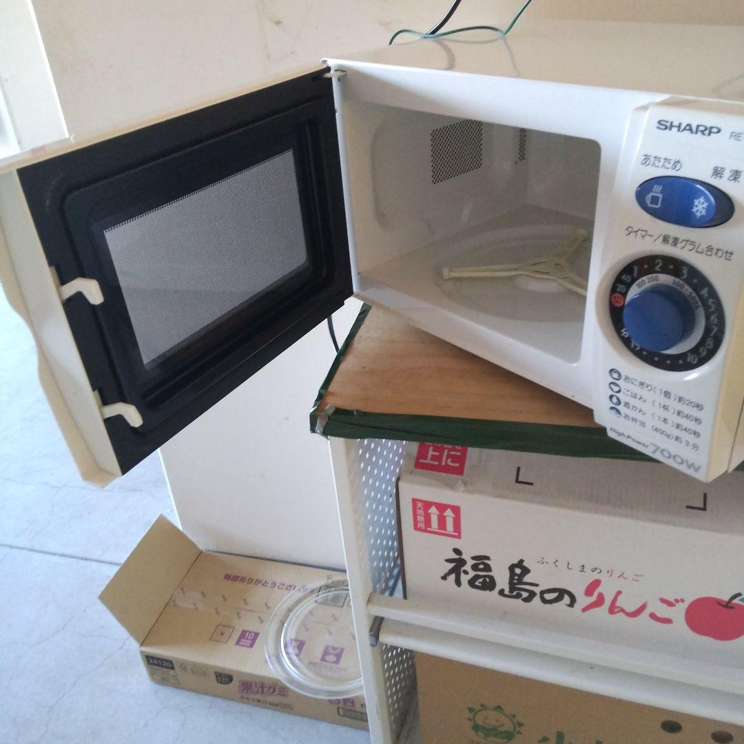 SHARP ホワイト電子レンジ 700W