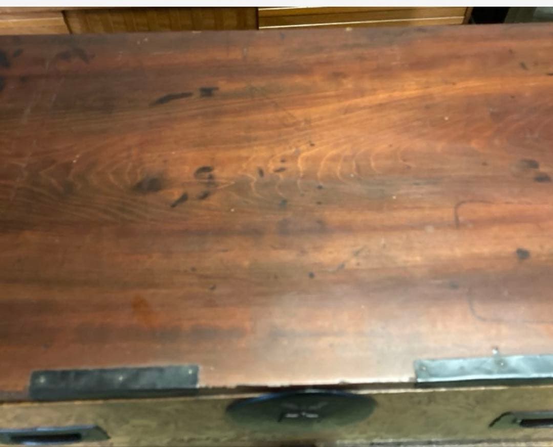 金具付き和簞笥♦️上下の下段(画像1)♦️たのめる便利用のため上下分けて出品発送
