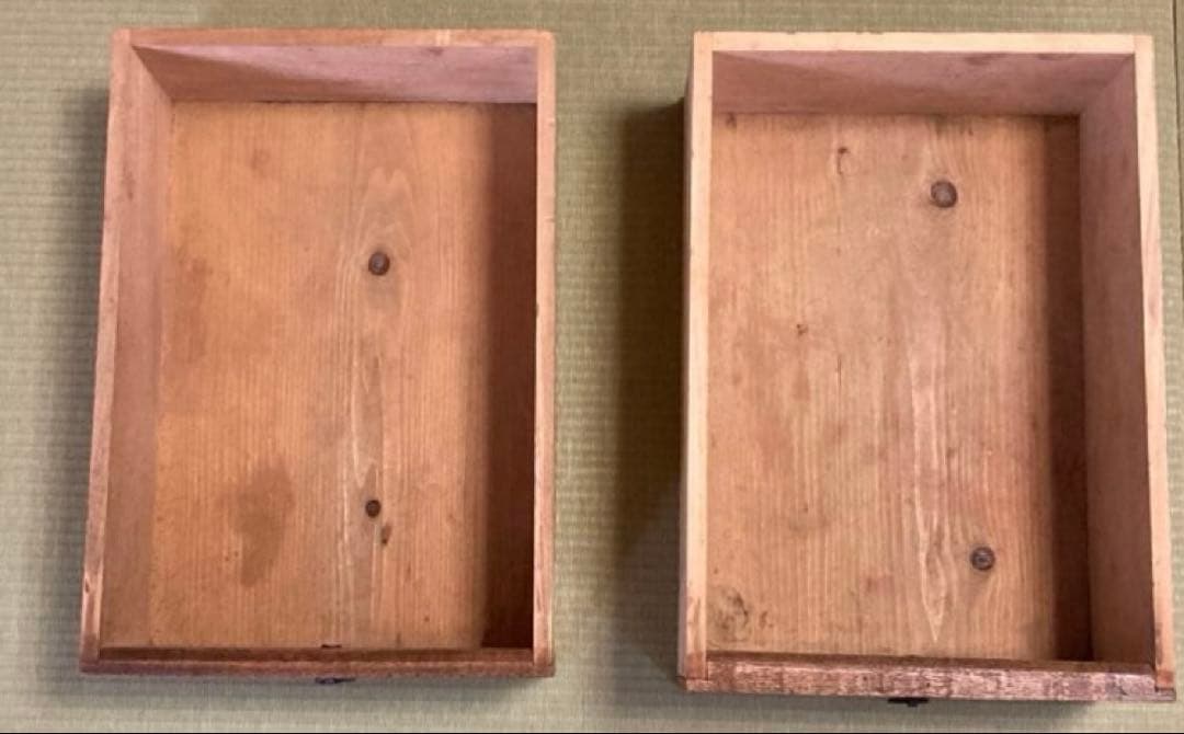 金具付き和簞笥♦️上下の下段(画像1)♦️たのめる便利用のため上下分けて出品発送
