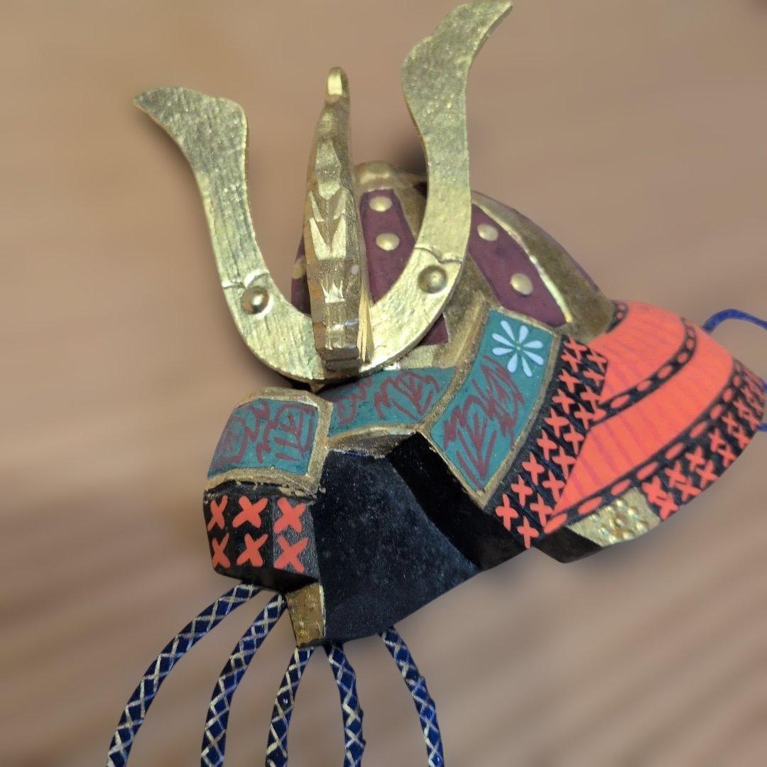 奈良一刀彫　神泉作　兜
