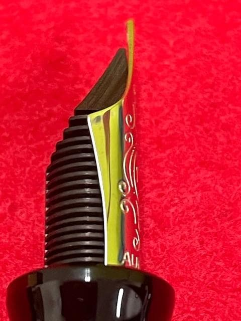 未使用品 アウロラ万年筆 タレンタム ブラック 14k EF 即日配送