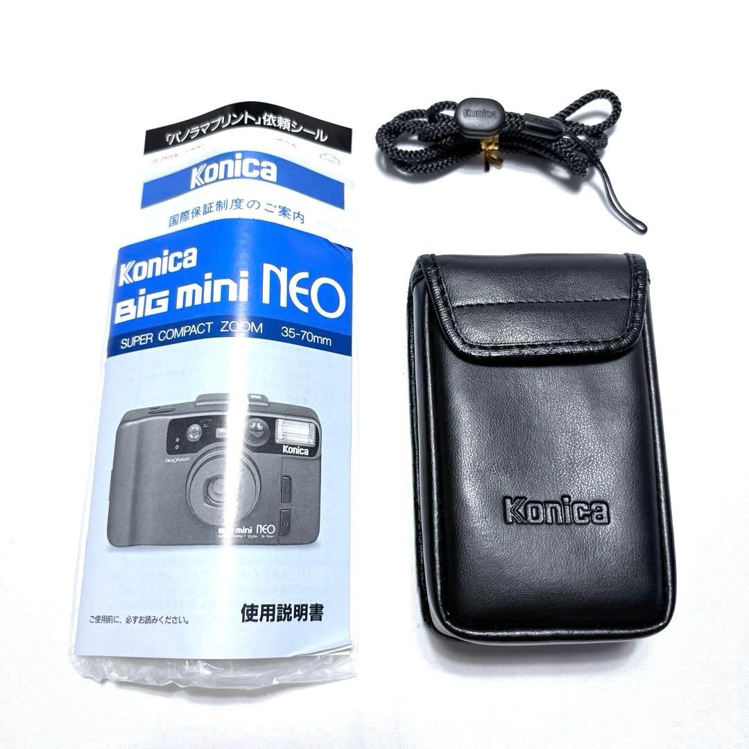 【箱説付き】 Konica フィルムカメラ Big mini NEO 動作良好