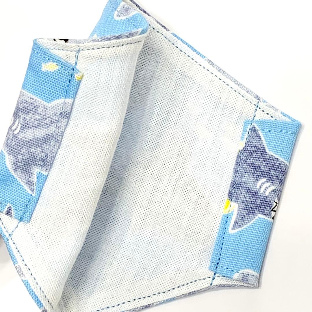 No.467 オーダーマスク　サメ　サングラス　ハンドメイド　海の生き物