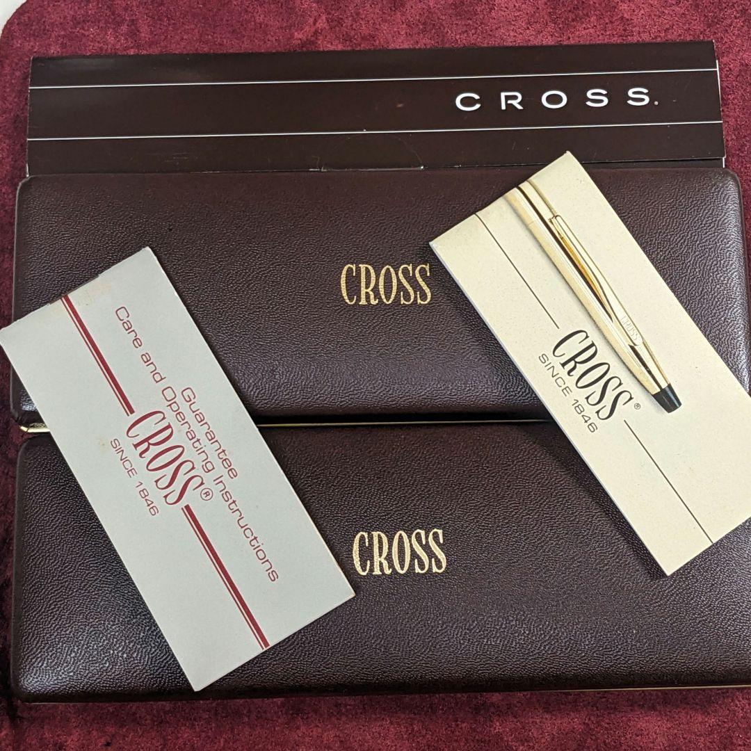 CROSS クラシックセンチュリー 14金張 クリップレス ボールペン+ペンシル