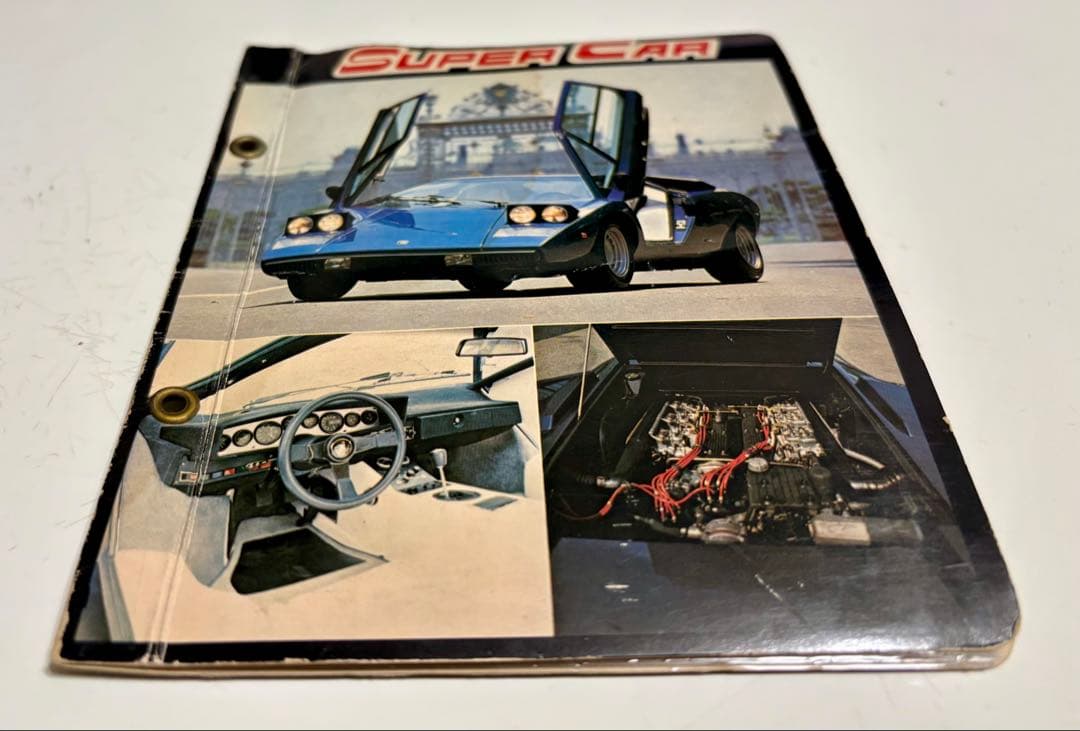 レトロ「スーパーカーカード」19枚+専用カードホルダー
