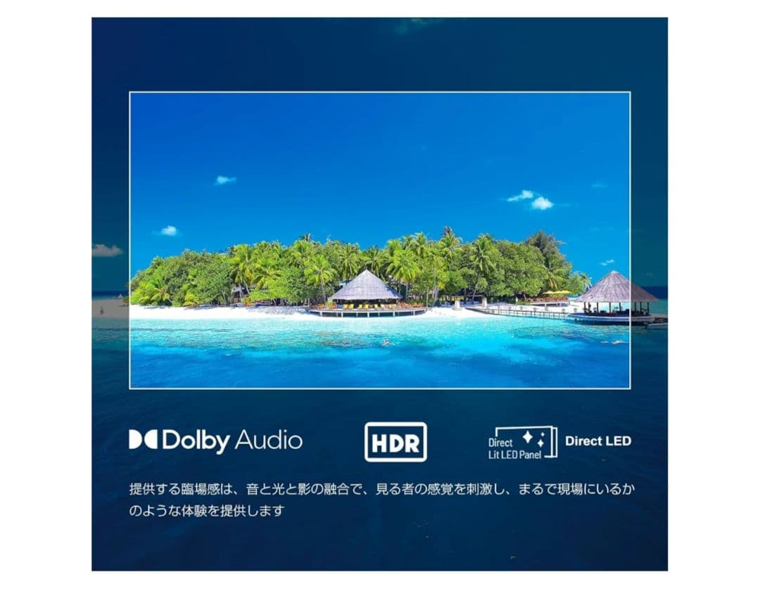 VEZZER 25インチ Google TV チューナーレス テレビ 新品