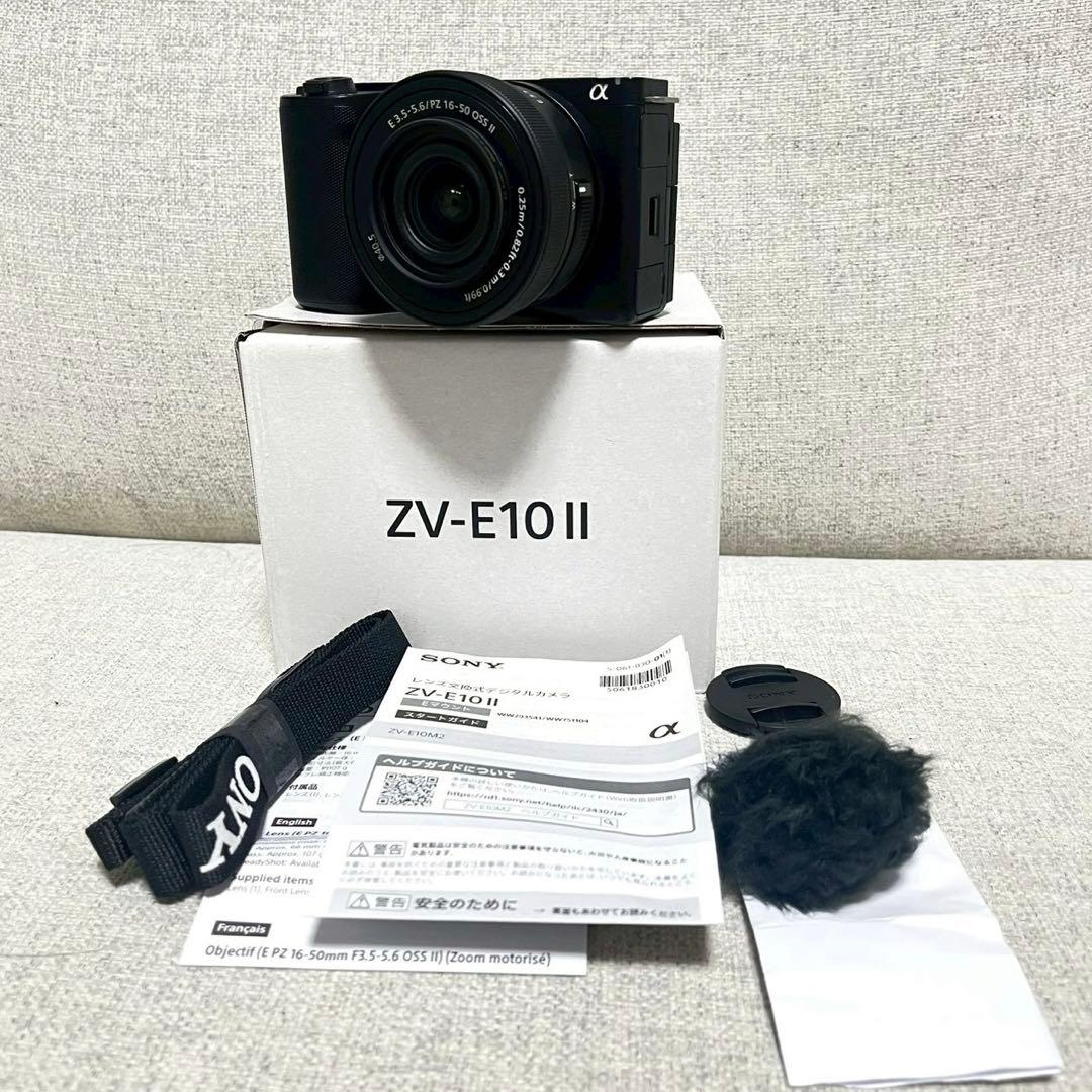 【美品】SONY ZV-E10 II レンズE50mm F1.8oss セット