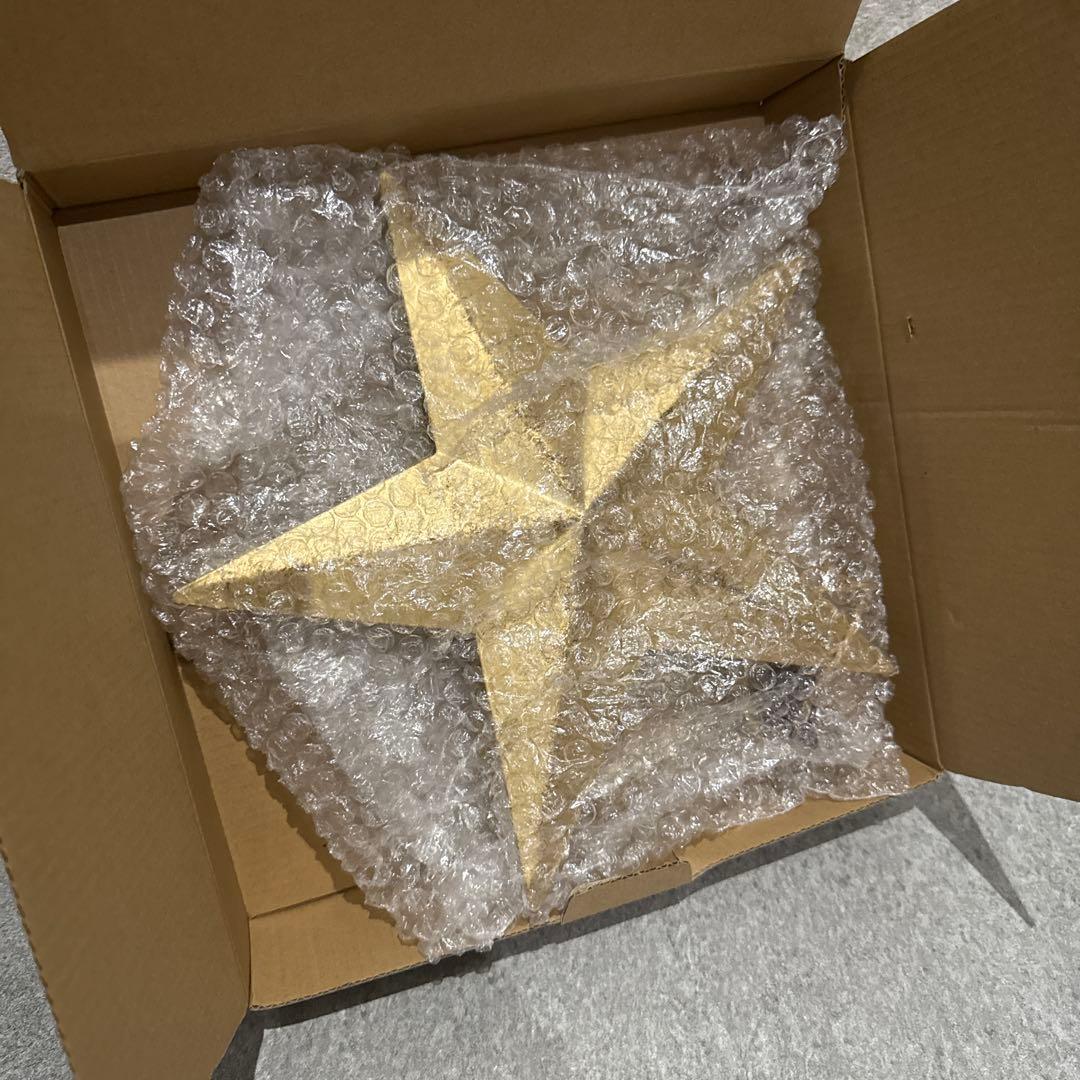 【新品】Alsace アルザス　ゴールド 星型オーナメント　トップスター　大