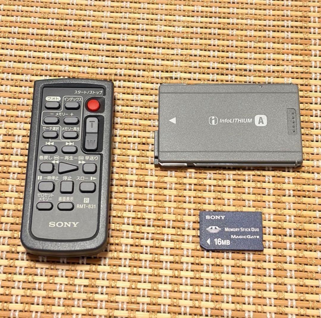 ジャンク品　miniDV対応　SONY　HANDYCAM　DCR-HC90