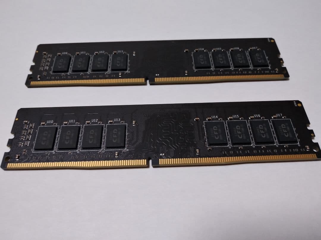 ほぼ未使用16GB×2 DDR4 3200MHz メモリCFD STANDARD