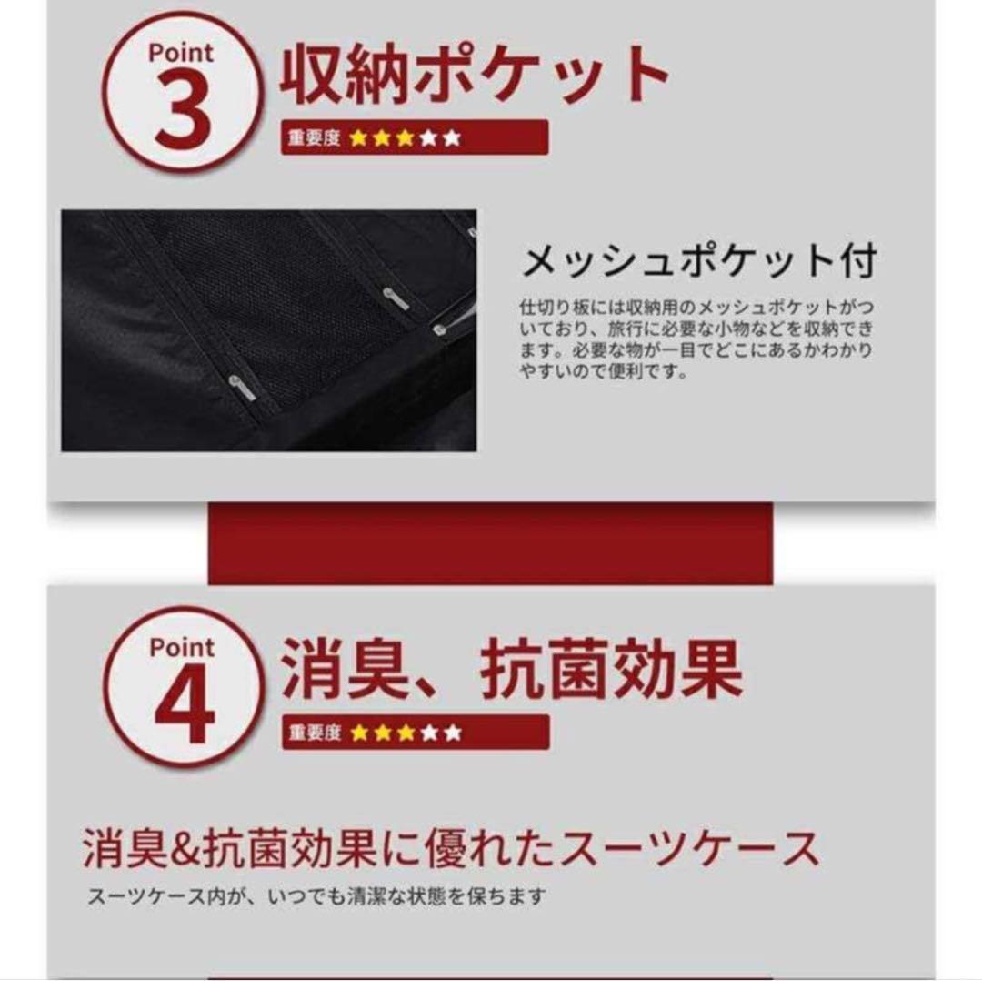 キャリーケース XL TSAロック 衝撃吸収 軽量 静穏 キャリーバッグ グレー