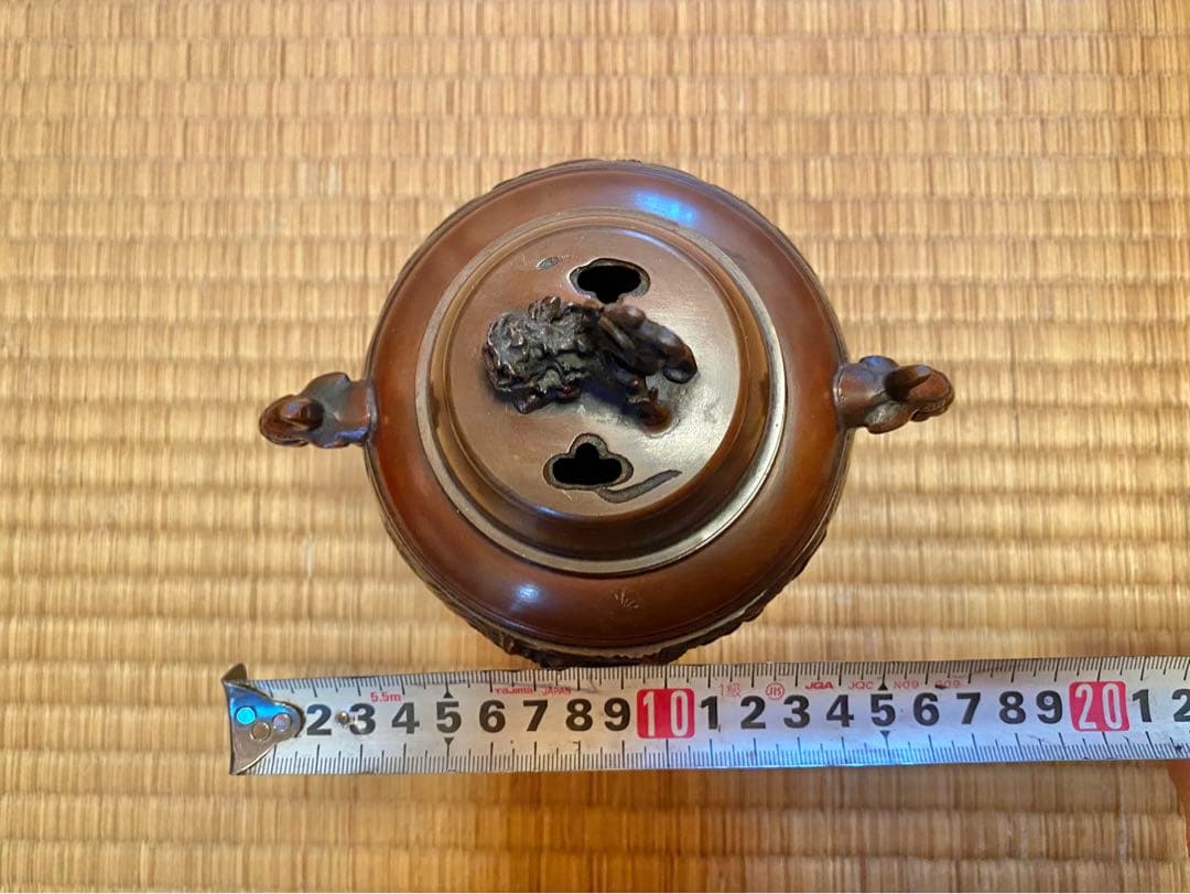 香炉　伝統工芸　高岡銅器