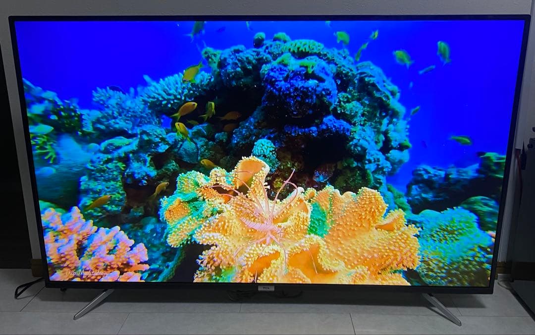 TCL スマートテレビ 55V型 55P618 4K 液晶テレビ　動画アプリ搭載