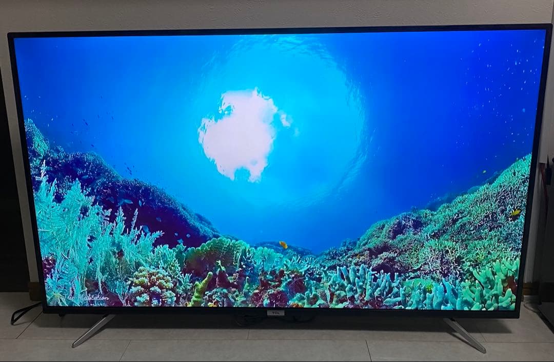 TCL スマートテレビ 55V型 55P618 4K 液晶テレビ　動画アプリ搭載