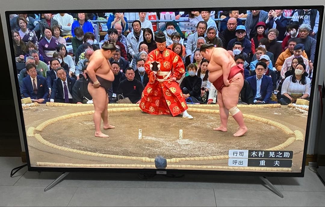 TCL スマートテレビ 55V型 55P618 4K 液晶テレビ　動画アプリ搭載