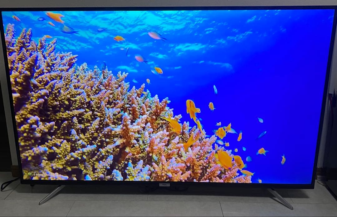 TCL スマートテレビ 55V型 55P618 4K 液晶テレビ　動画アプリ搭載
