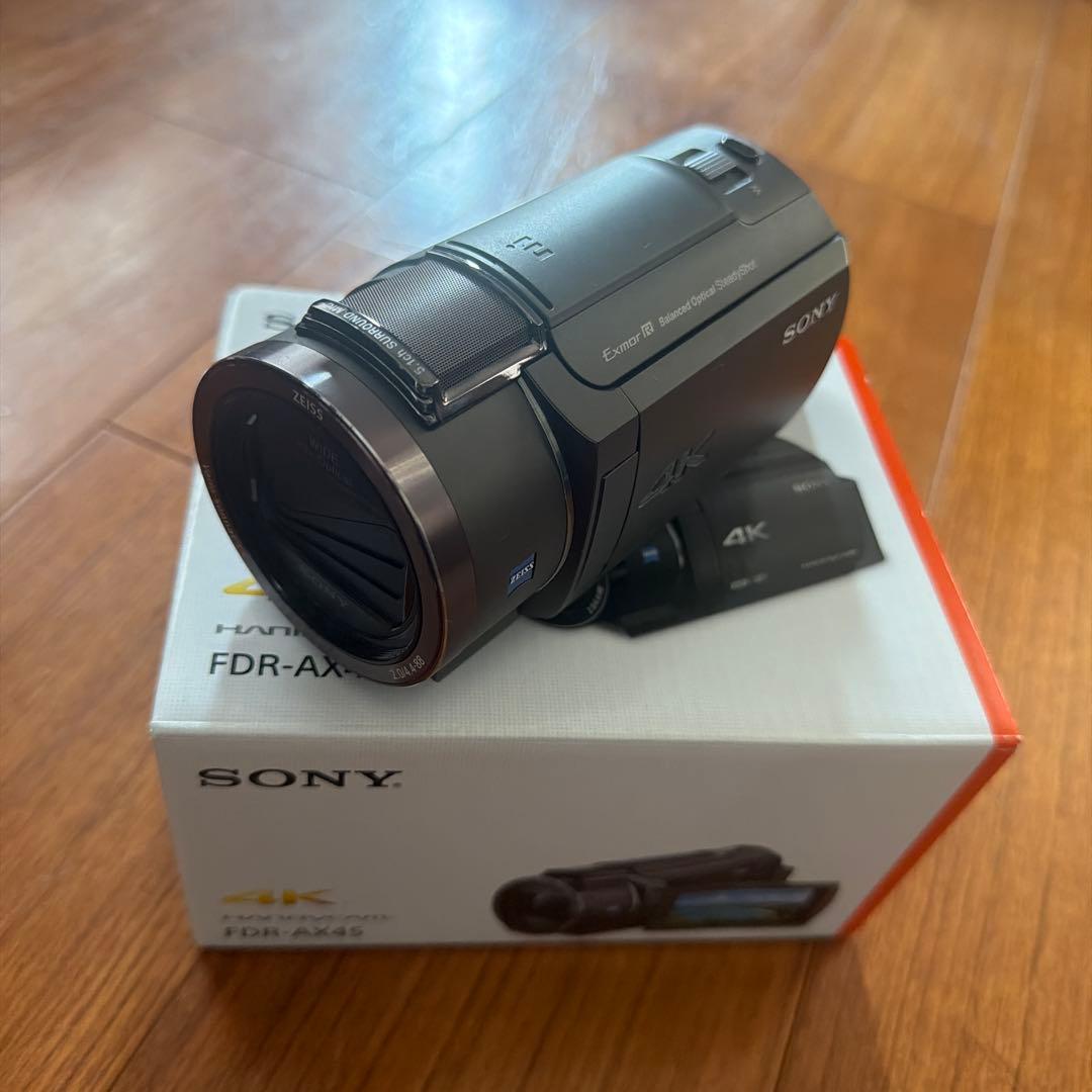 ビデオカメラ SONY 4K handycam FDR-AX45