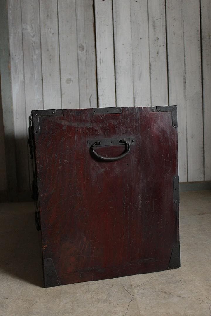 時代庄内箪笥　2段　タンス　収納　古家具　古民家　時代家具