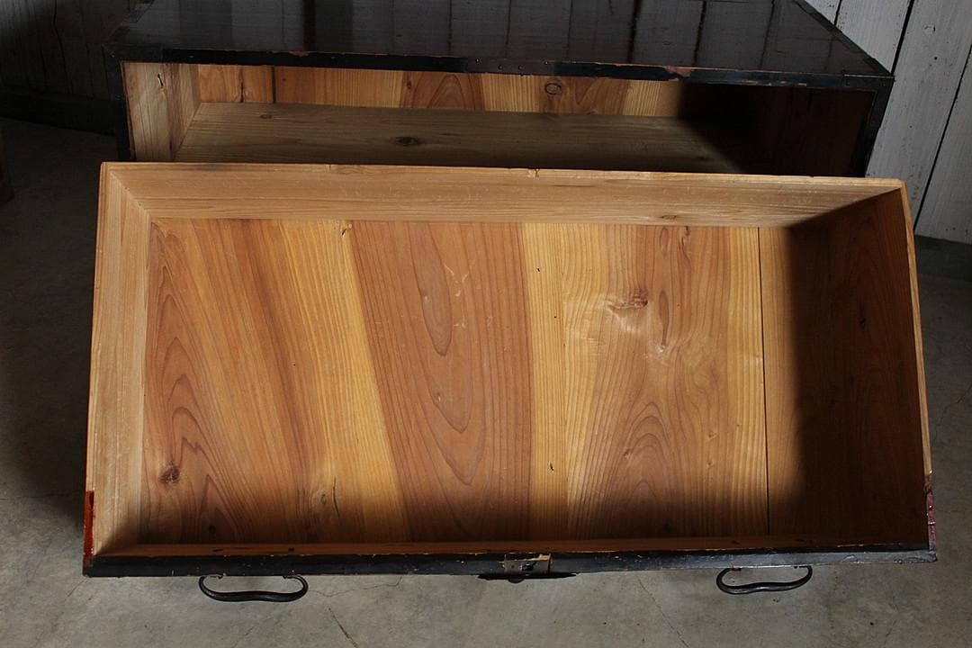時代庄内箪笥　2段　タンス　収納　古家具　古民家　時代家具