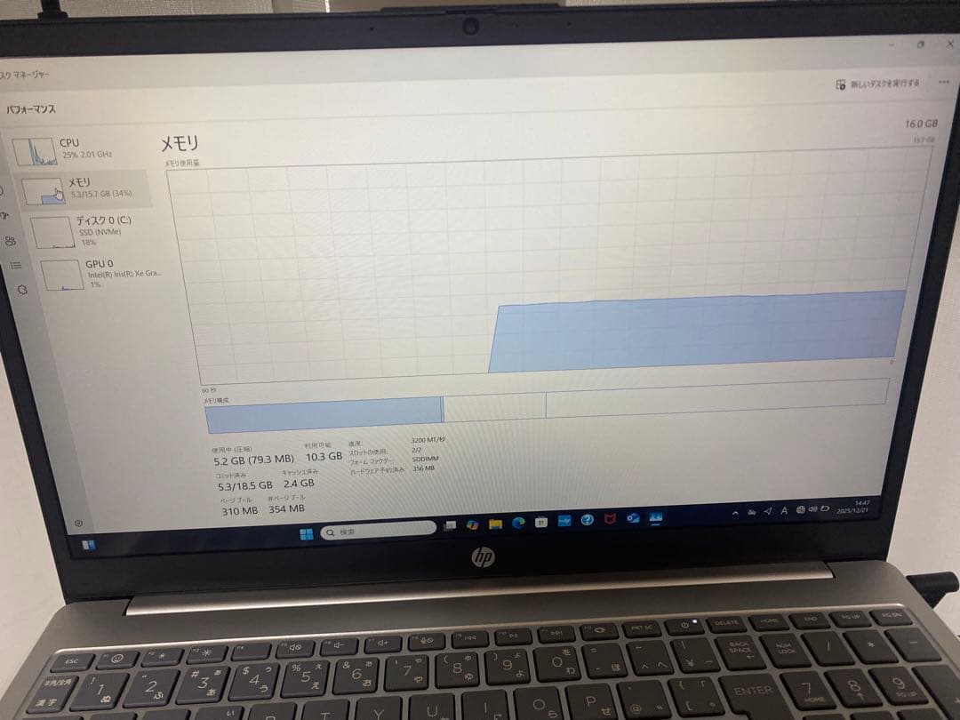 HP ノートパソコン HP 15-fd インテル