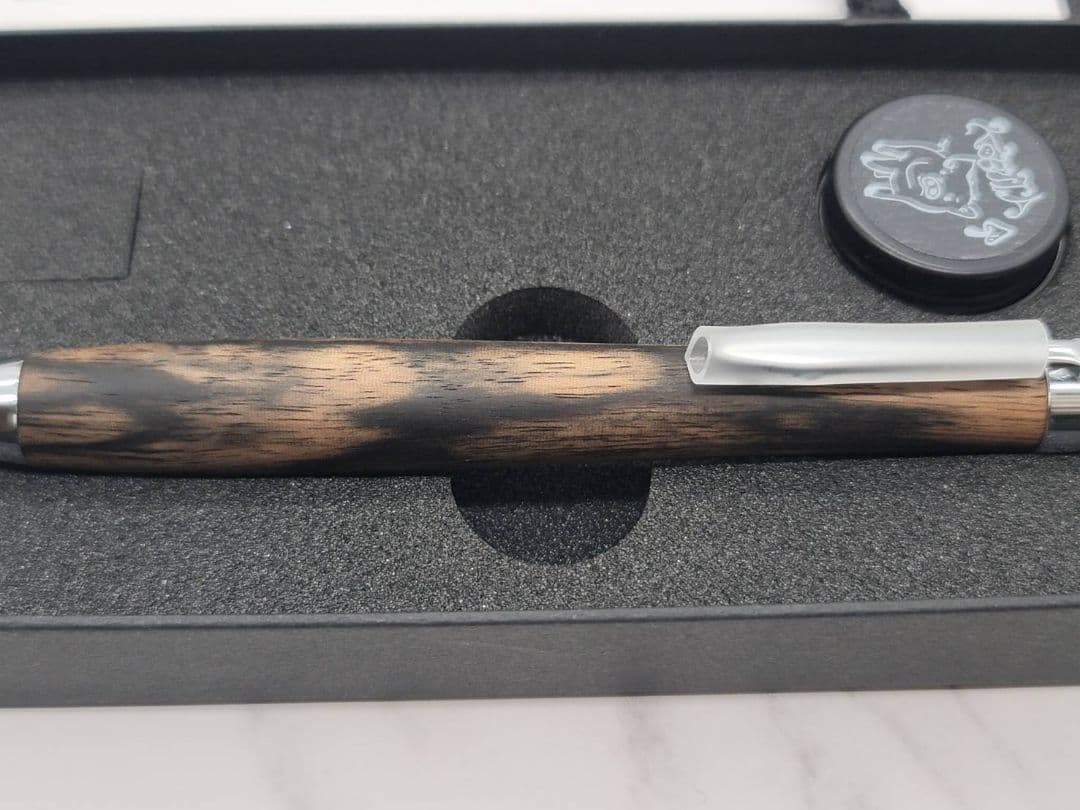 新品　こぶた工房　黒柿　極上　シャープペン0.5