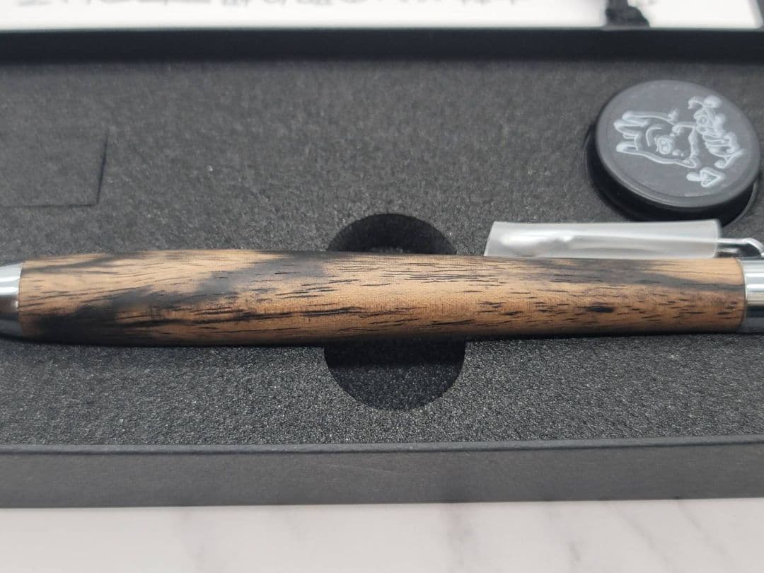 新品　こぶた工房　黒柿　極上　シャープペン0.5