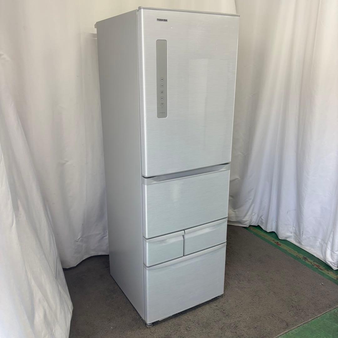 ★232　冷蔵庫　東芝　大型　400ℓ-500ℓ　右開　設置無料　安い　自動製氷