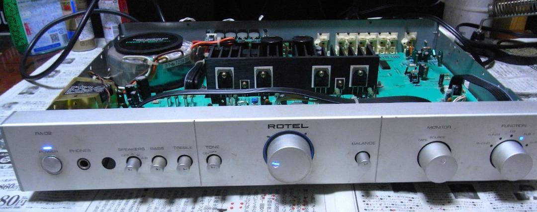 ROTEL プリメインアンプ RA-02 メンテフル動作品！