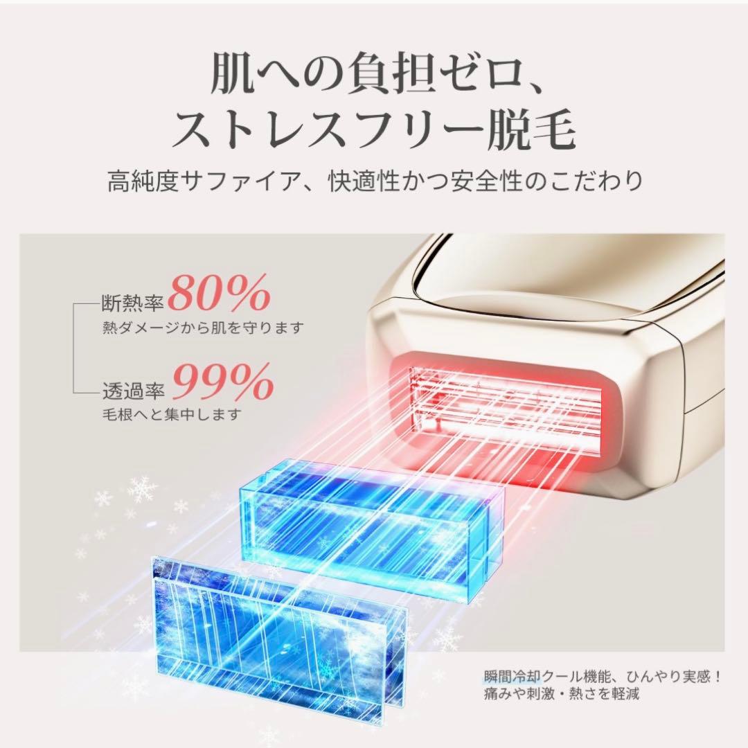 ANLAN 脱毛器 Zap 冷却機能 26Jハイパワー 【新品】