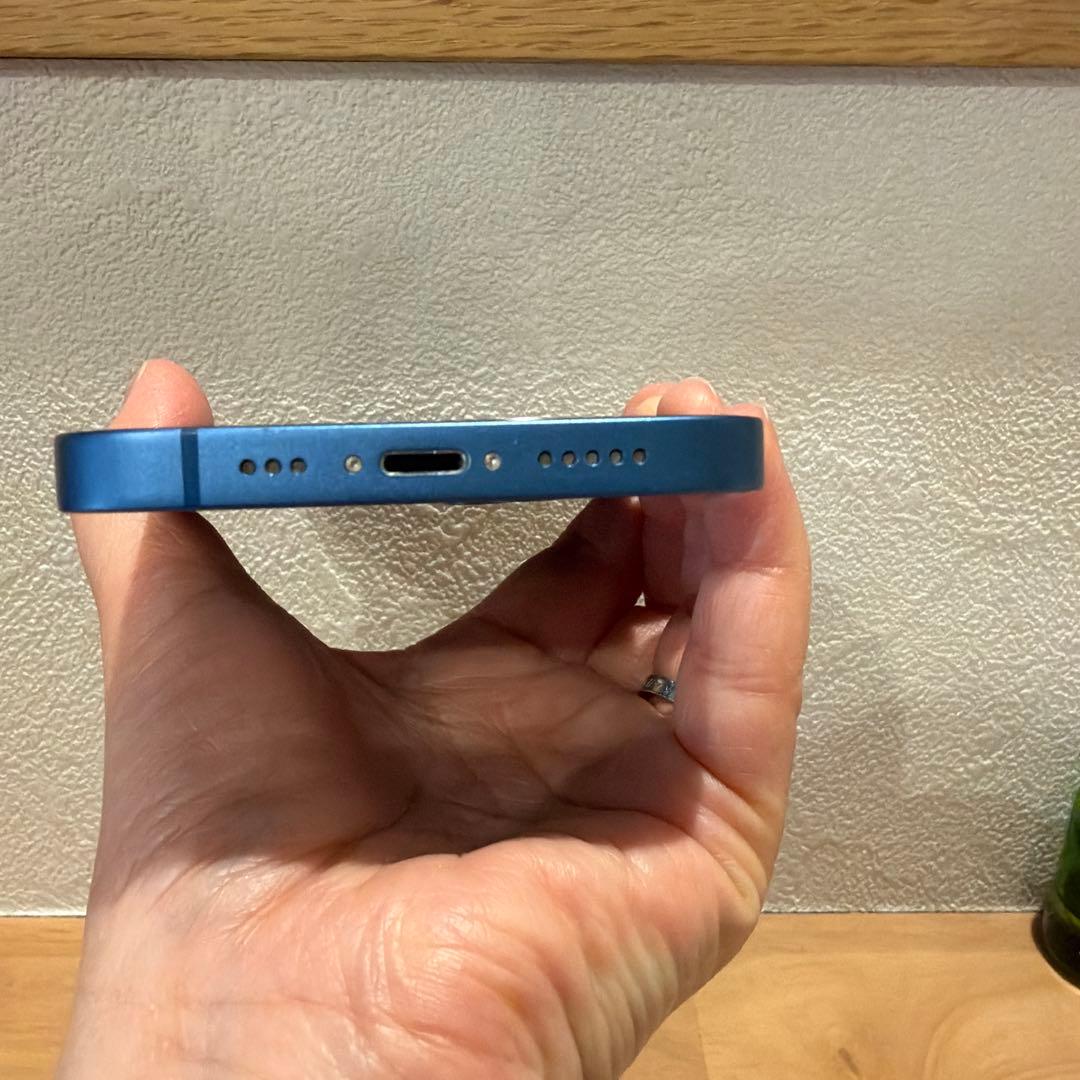 iPhone13ブルー256GB 箱・新品ガラスフィルム付
