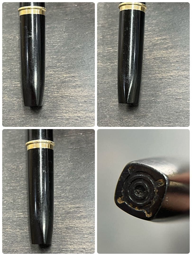 PLATINUM プラチナ　万年筆　ペン先18K 極細　インクなし