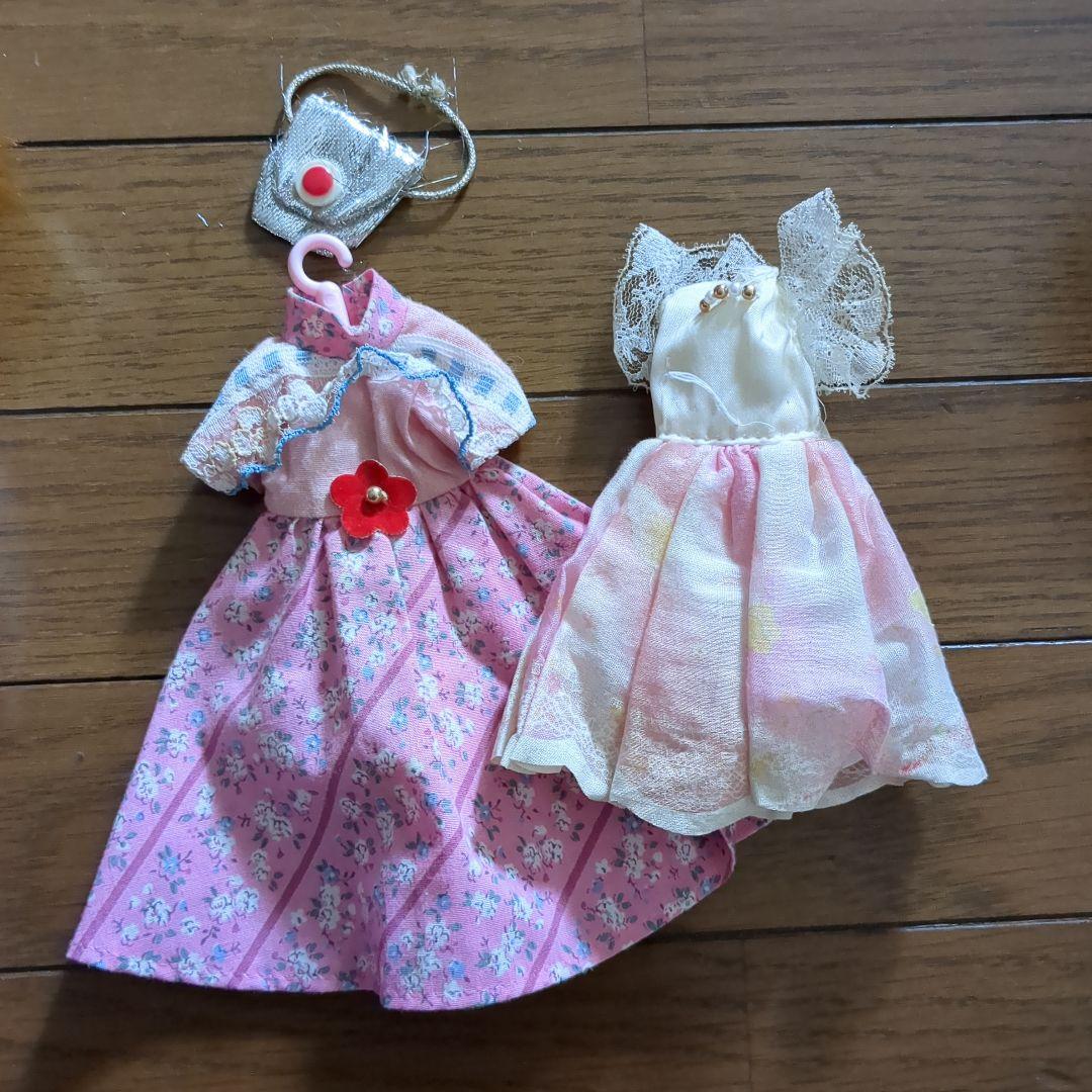 りかちゃん人形2つ 洋服 バック