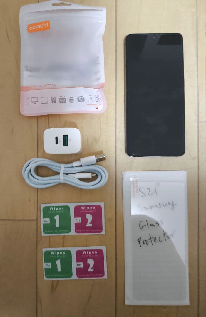 S21 SAMSUNG 5G SIMフリー1.256TB/16GB新品バッテリー