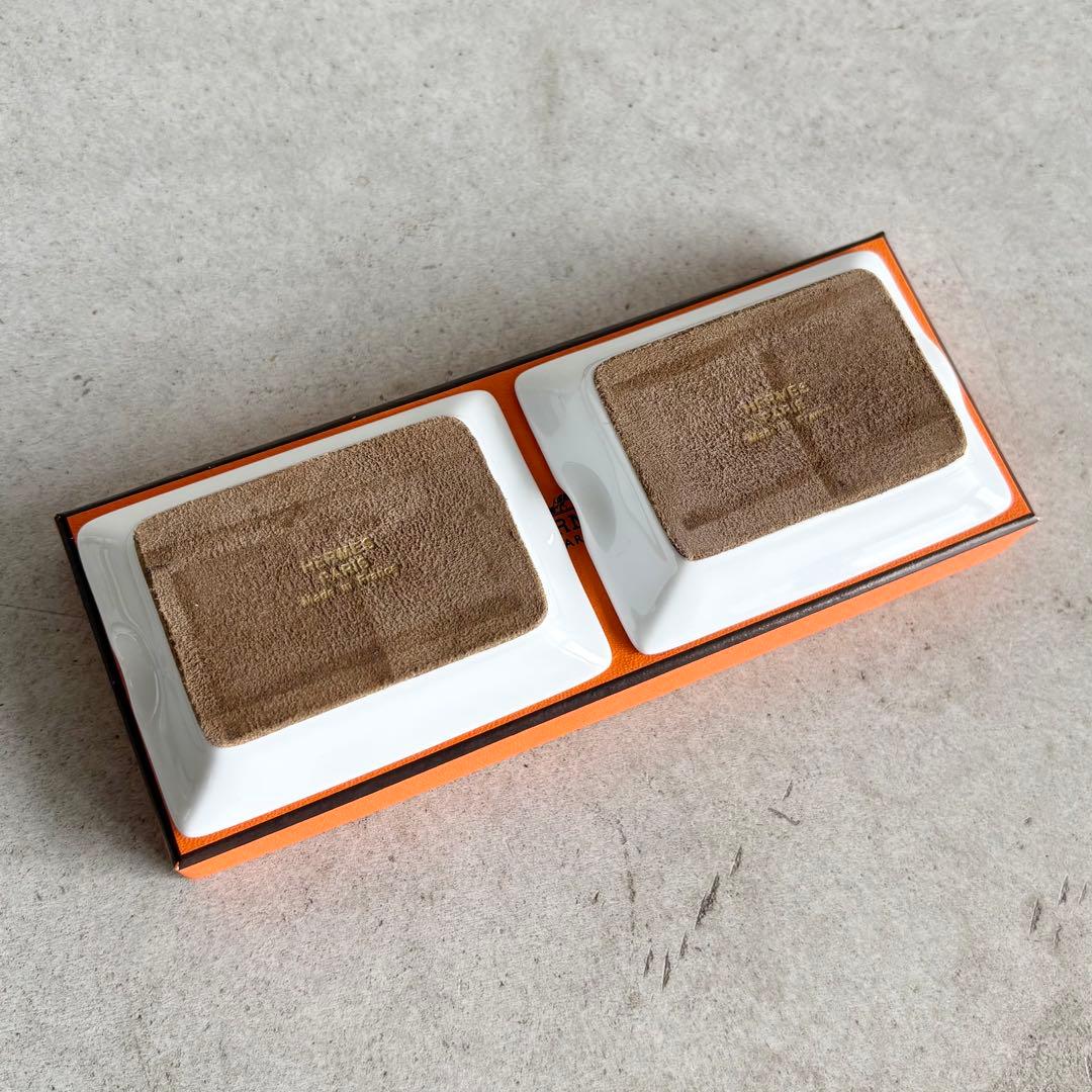 HERMES ミニアッシュトレイ 24番地のサーキット 2個セット 灰皿
