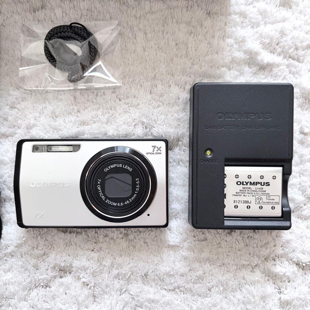 美品【動作確認済】OLYMPUS オリンパス μ-7000 レトロコンデジ