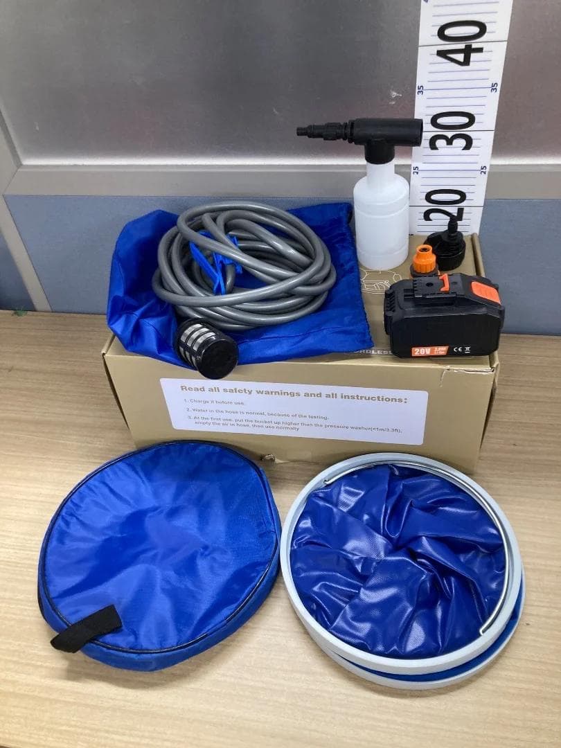 Hapfish コードレス高圧洗浄機 TY20A 20V ポータブル 「7644