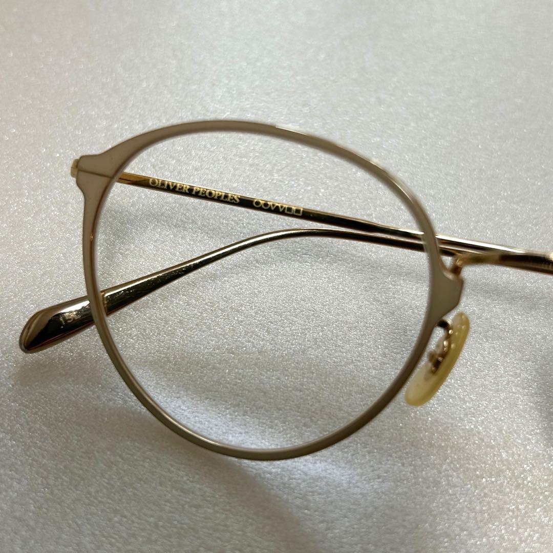 【美品】OLIVER PEOPLES DAWSON WHTG ドーソン