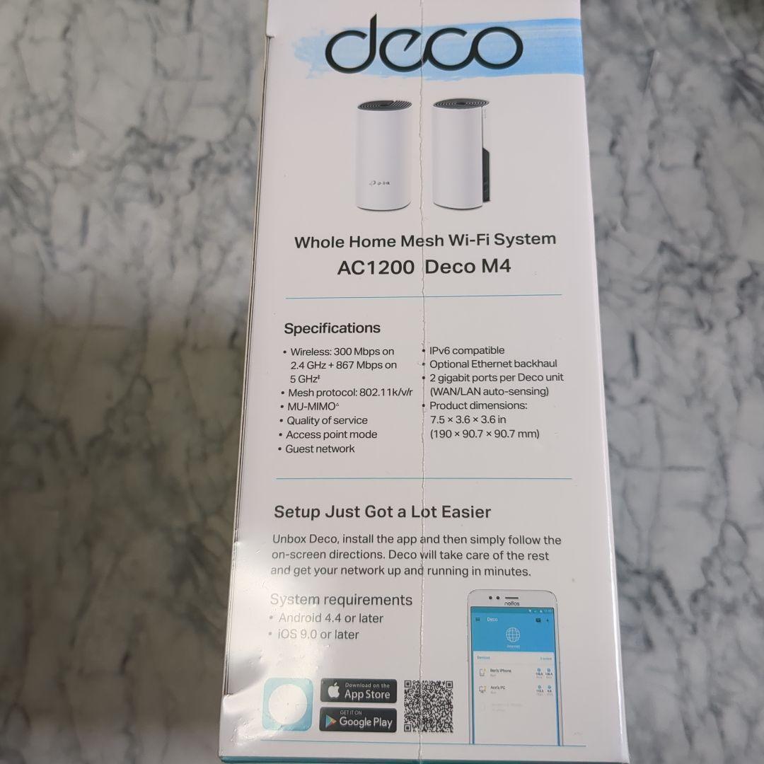 【新品・未開封】TP-Link Deco M4 無線LANルーター