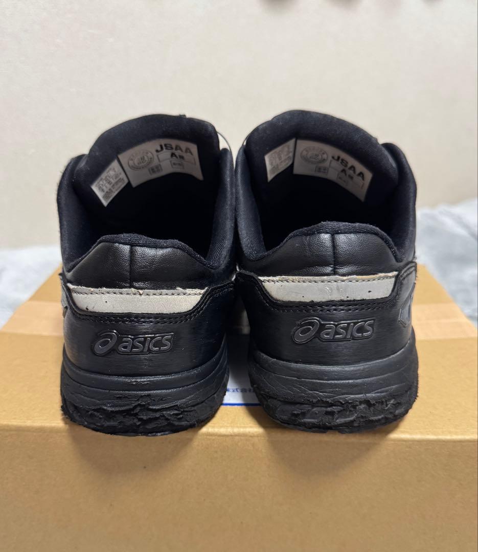 asics ボアシステム ブラック安全靴　26,5cm