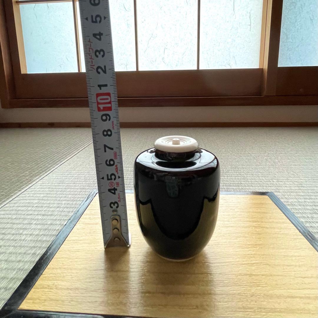 【未使用】茶道具　茶入　肩衝　仕覆