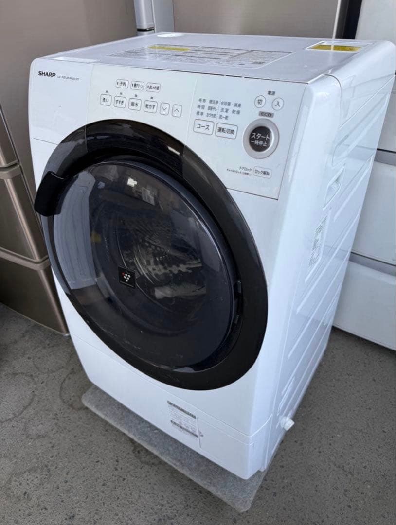 【高年式】 2022年式 7kg 3.5kg シャープ洗濯機 ES-S7F-WR