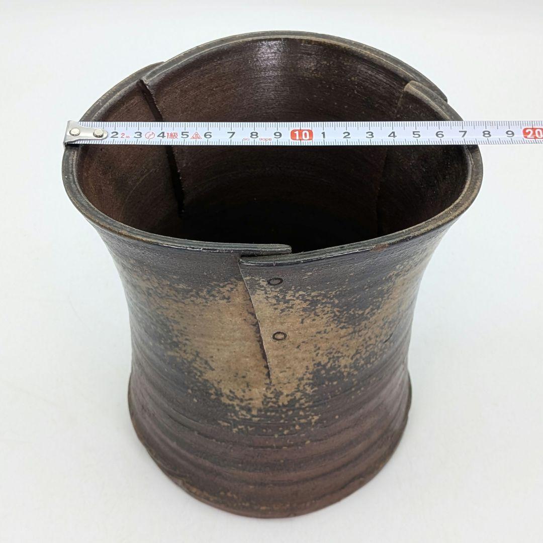 陶正園 備前焼 花器 花生 花入 花瓶 フラワーベース フラワースタンド 茶道具