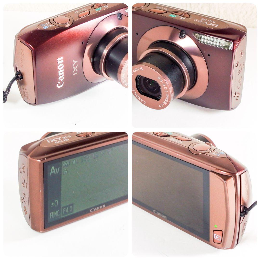 完動美品 キヤノン Canon IXY 31S ブラウン 動作確認 OK