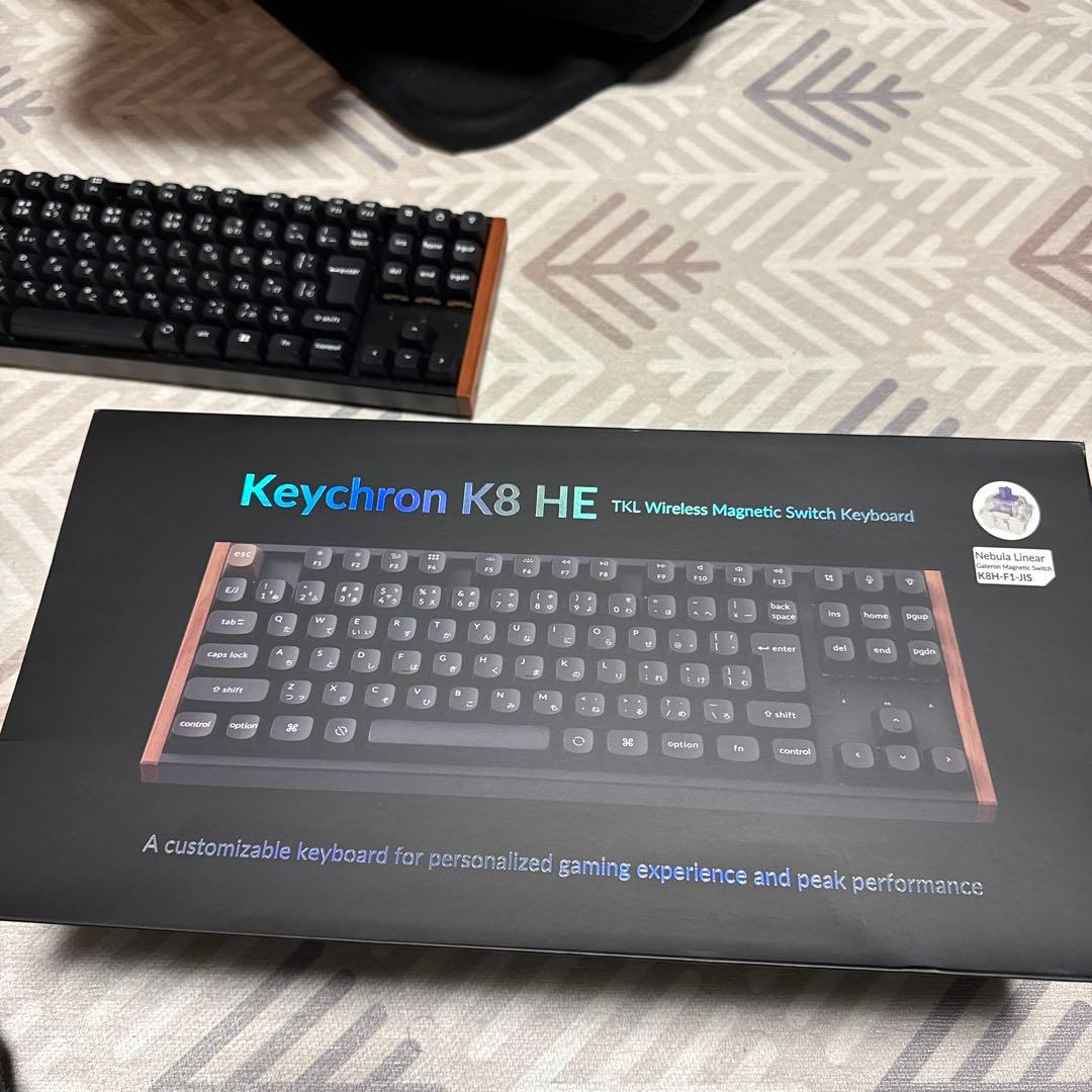 Keychron K8 HE ワイヤレスキーボード TKL ケース付