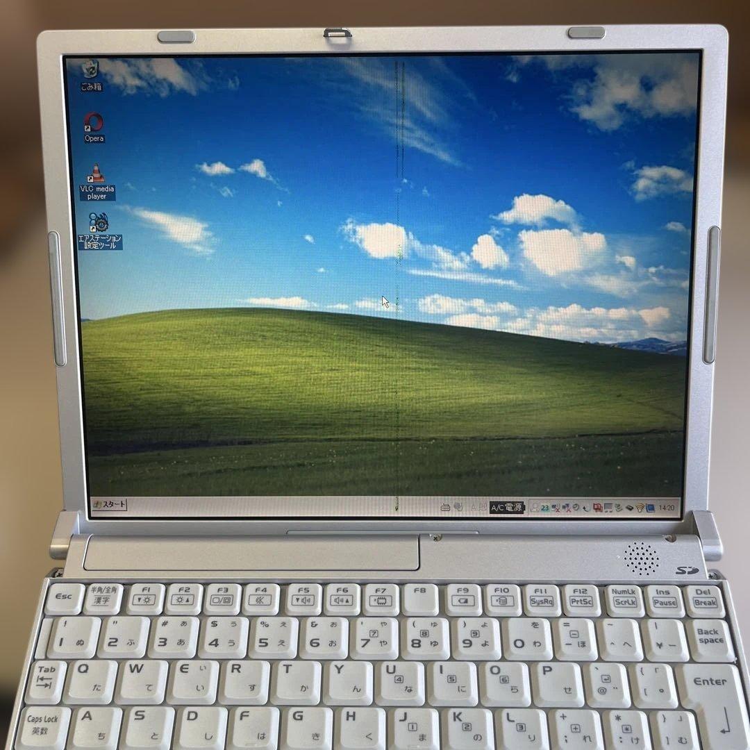 ★訳有格安★WindowsXP★長時間バッテリー付き12.1インチモバイルPC★